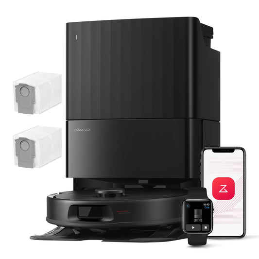 Roborock Qrevo QV35A Saug- & Wischroboter 8000 Pa LiDAR, Anti-Verfilzung, Dock Schwarz