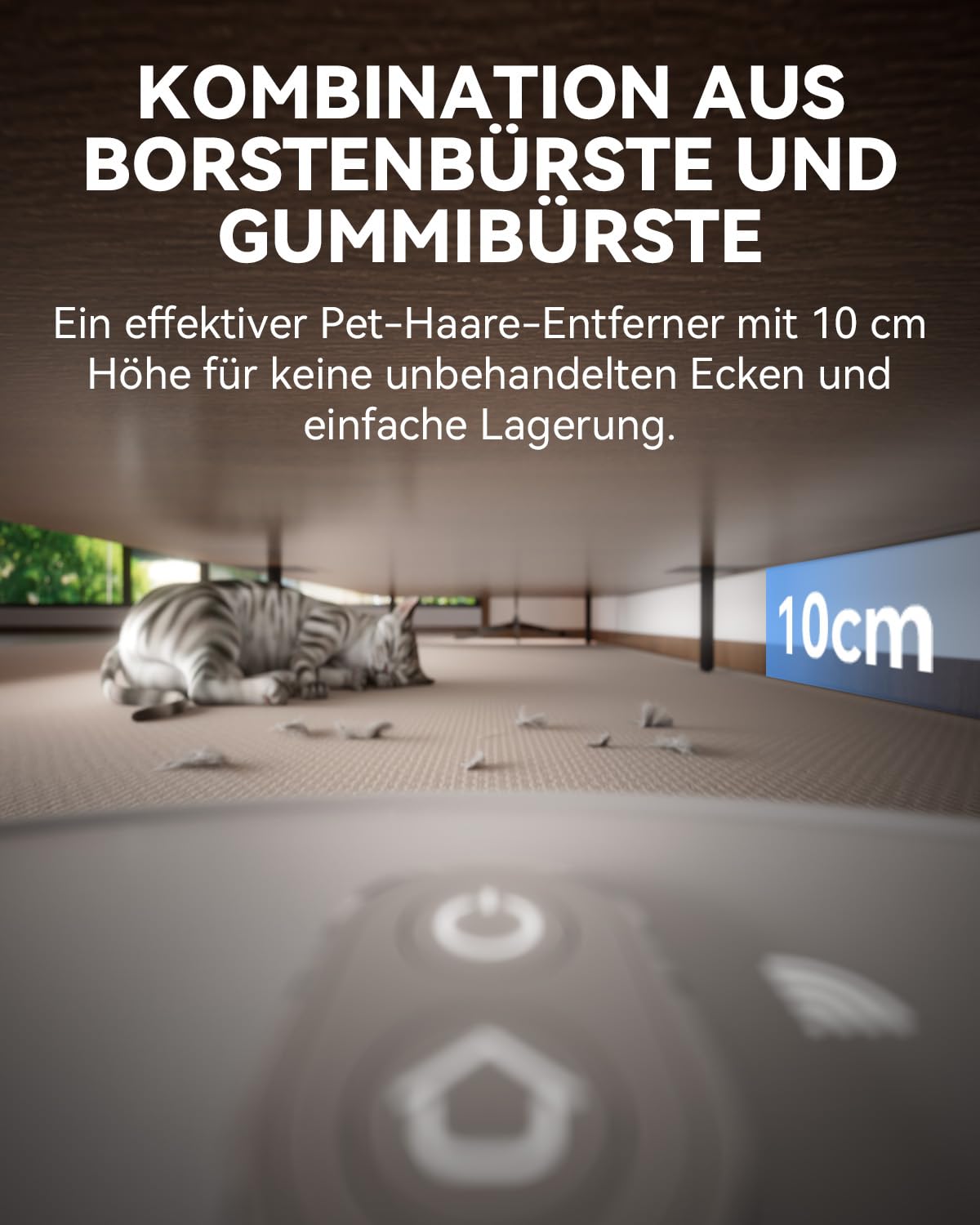 Tesvor S8Pro Saug- & Wischroboter 8000 Pa LiDAR, 240 Min, App & Alexa