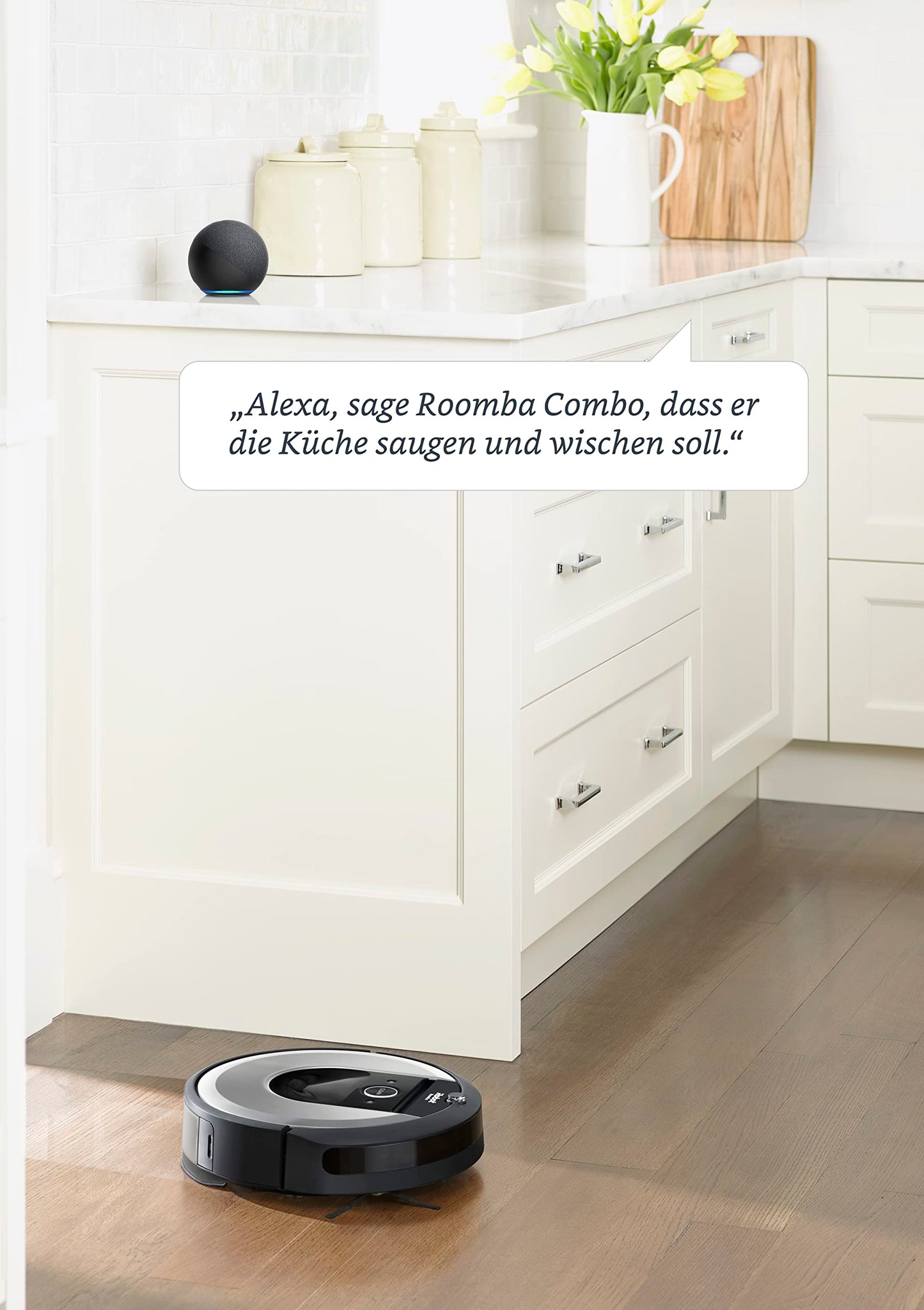 iRobot Roomba Combo i8+ Saug- & Wischroboter, 2 Behälter, App & WLAN
