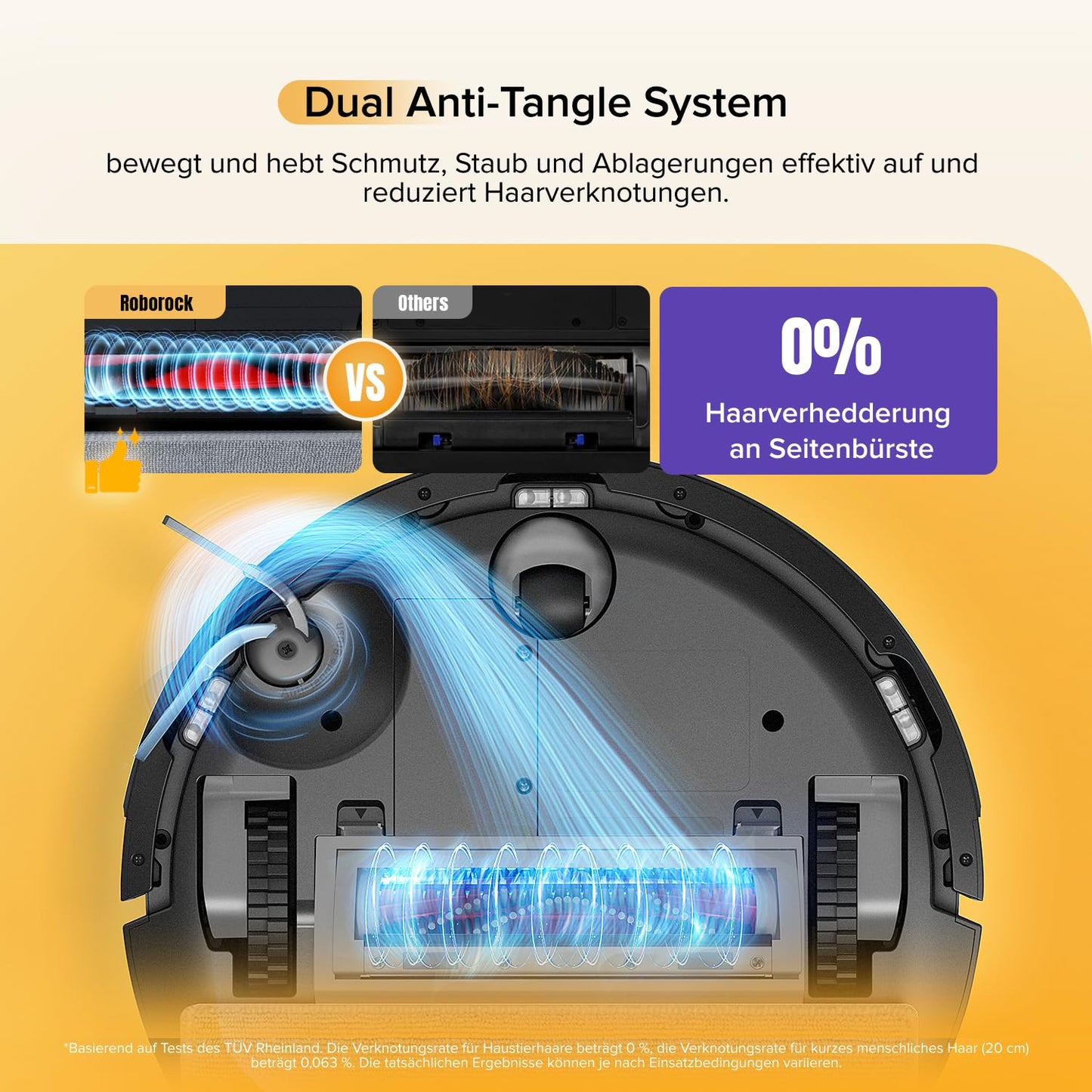 Roborock Q7 M5 Saug- & Wischroboter 10.000 Pa LiDAR, Anti-Tangle, App Schwarz