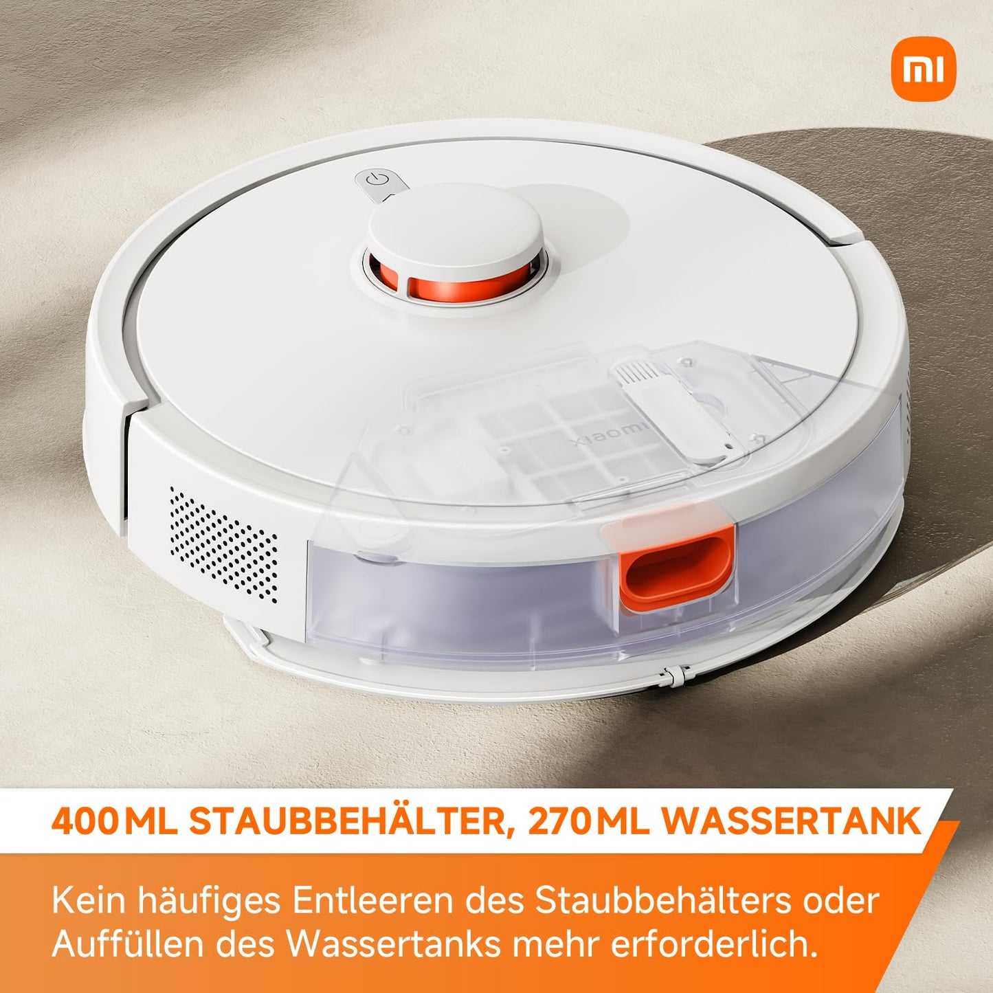 Xiaomi S20 Saug- & Wischroboter 5000 Pa LDS Akku 3200 mAh App Alexa Weiß