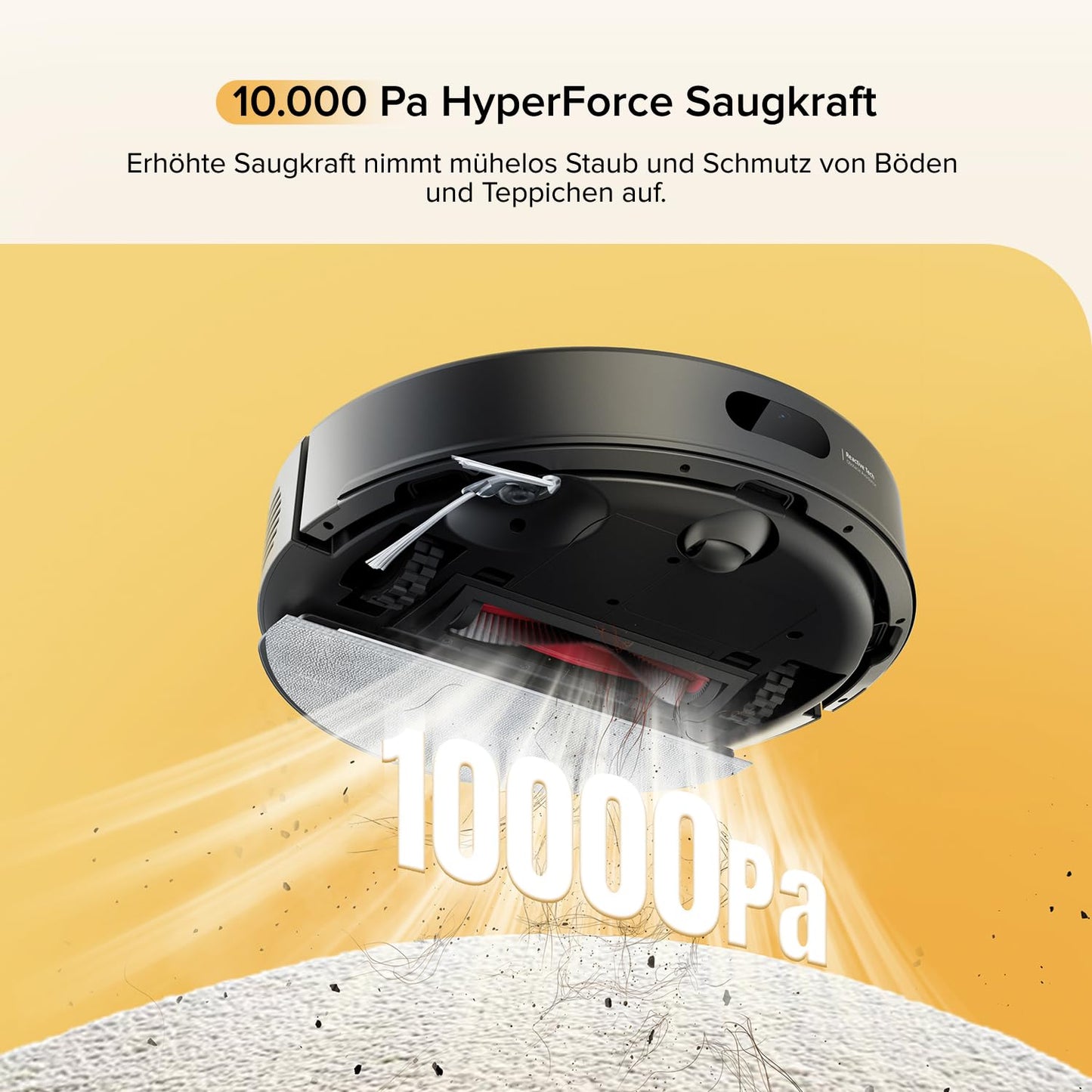 Roborock Q7 M5 Saug- & Wischroboter 10.000 Pa LiDAR, Anti-Tangle, App Schwarz