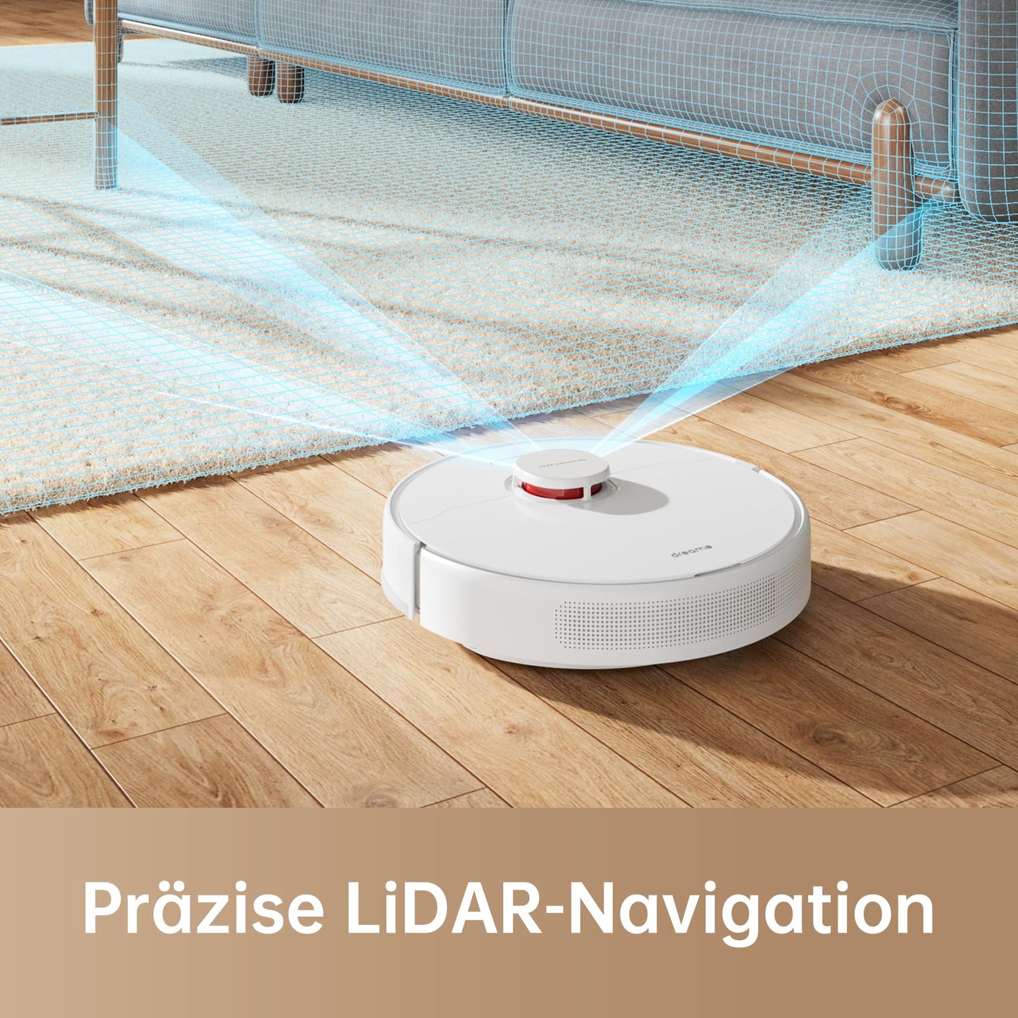 Dreame F9 Pro Saug- & Wischroboter 2500Pa, LiDAR, 150 Min, WLAN/APP/Alexa