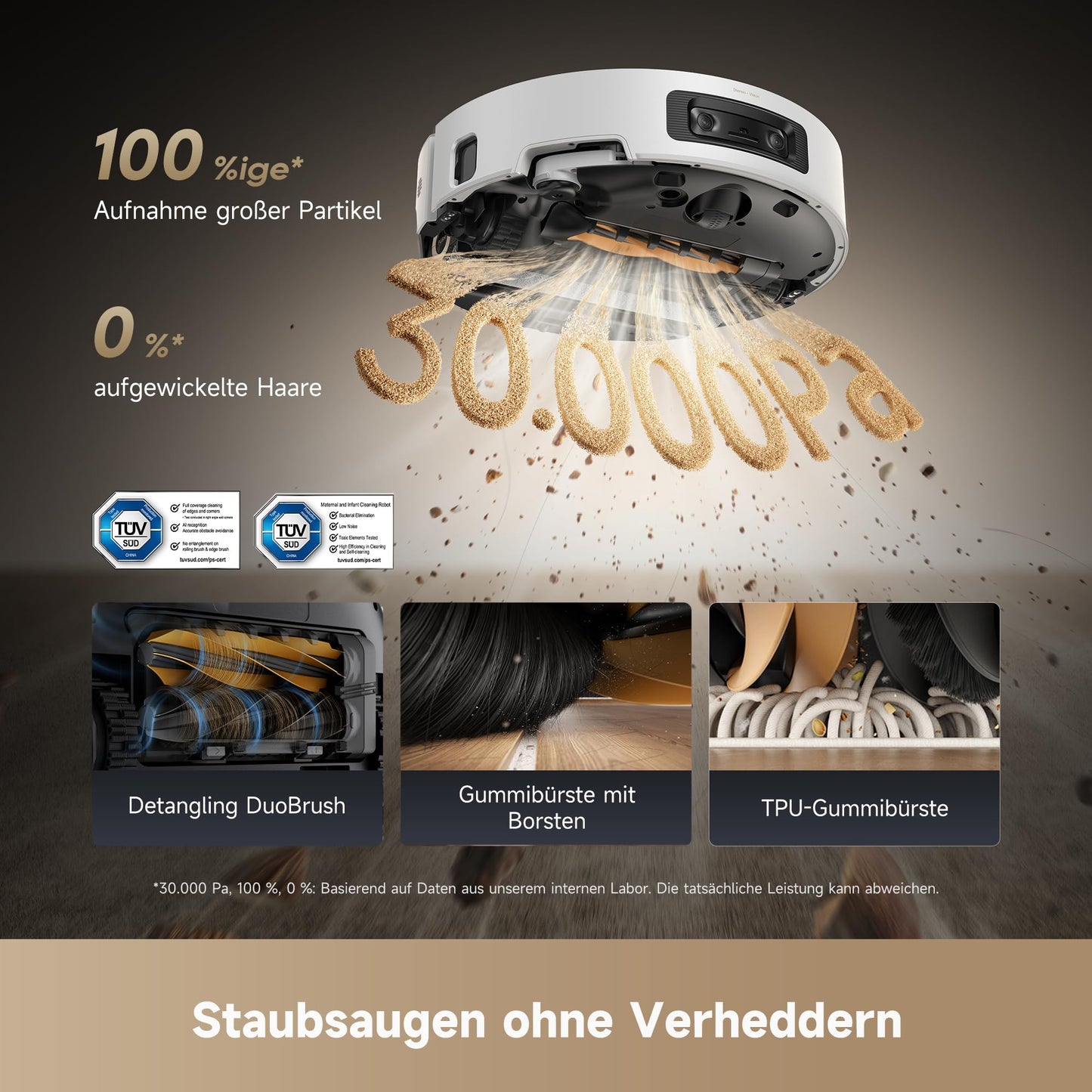 Dreame Aqua10 Ultra Saugroboter, 30000Pa, Wischfunktion, Selbstreinigung