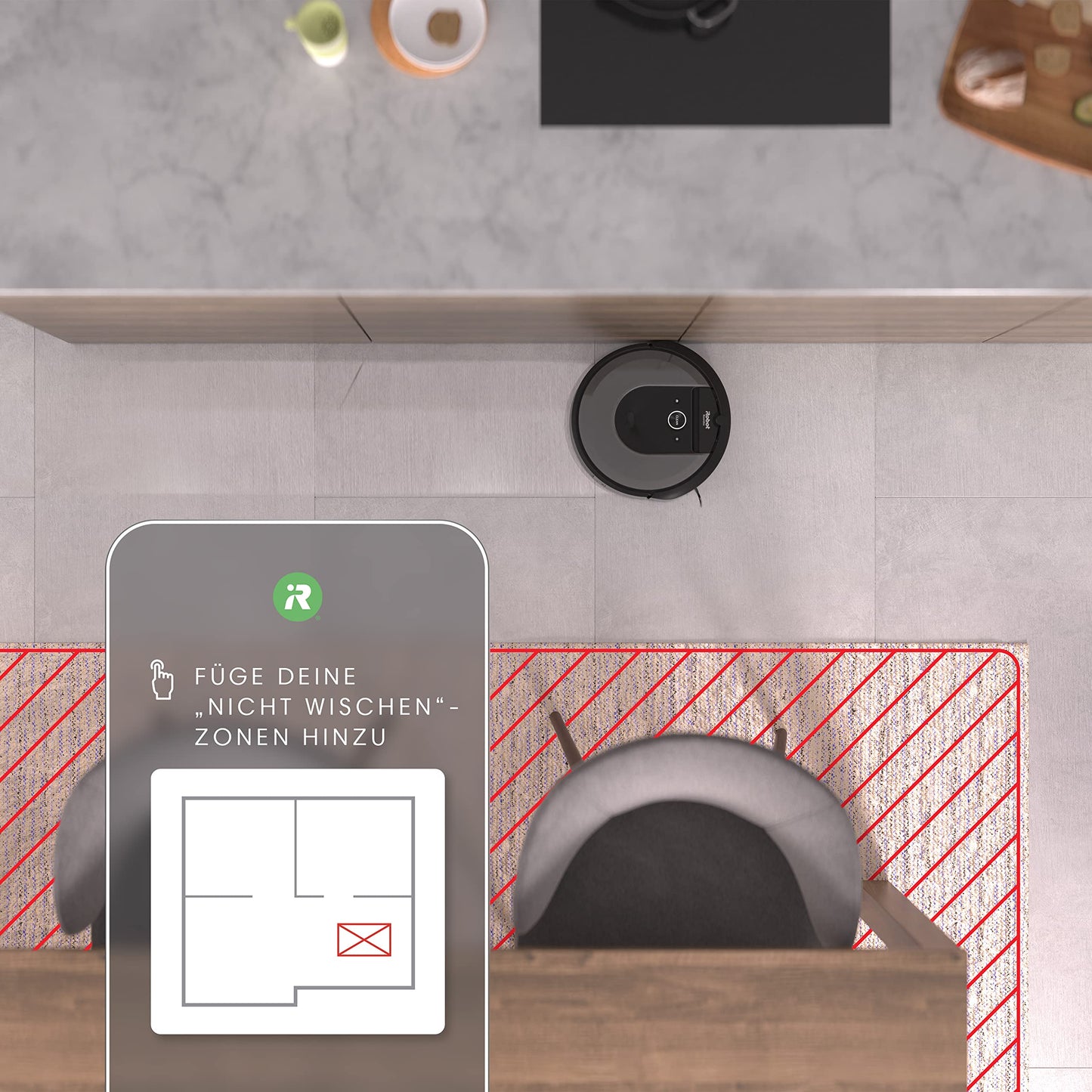 iRobot Roomba Combo i8+ Saug- & Wischroboter, 2 Behälter, App & WLAN
