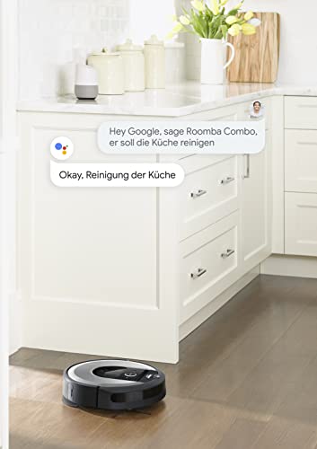 iRobot Roomba Combo i8+ Saug- & Wischroboter, 2 Behälter, App & WLAN
