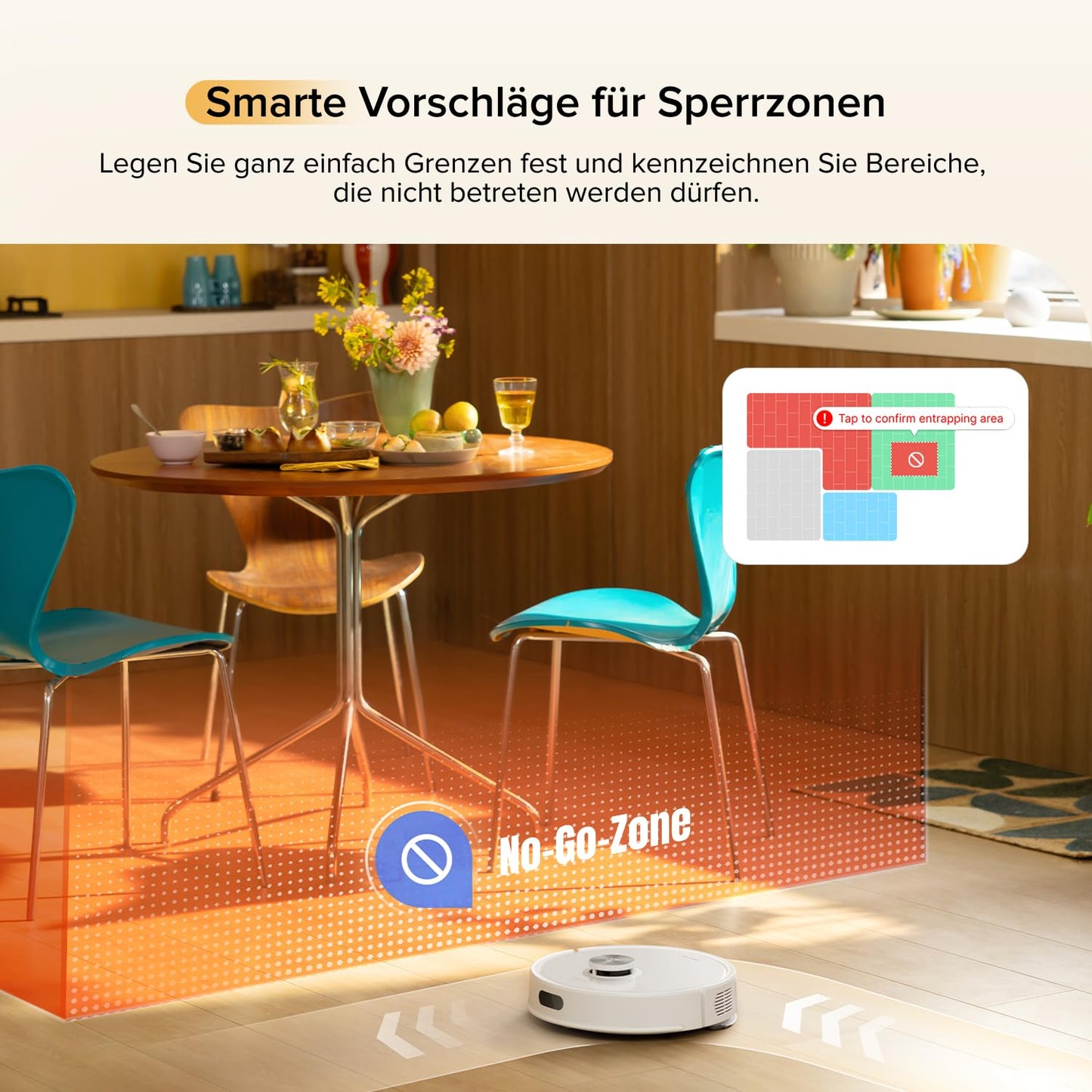 Roborock Q7 M5 Saug- & Wischroboter 10.000 Pa LiDAR, Anti-Tangle, App Weiß