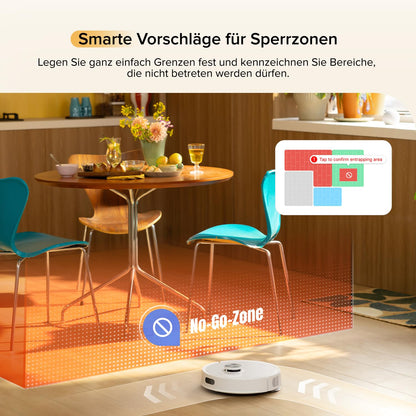 Roborock Q7 M5 Saug- & Wischroboter 10.000 Pa LiDAR, Anti-Tangle, App Weiß