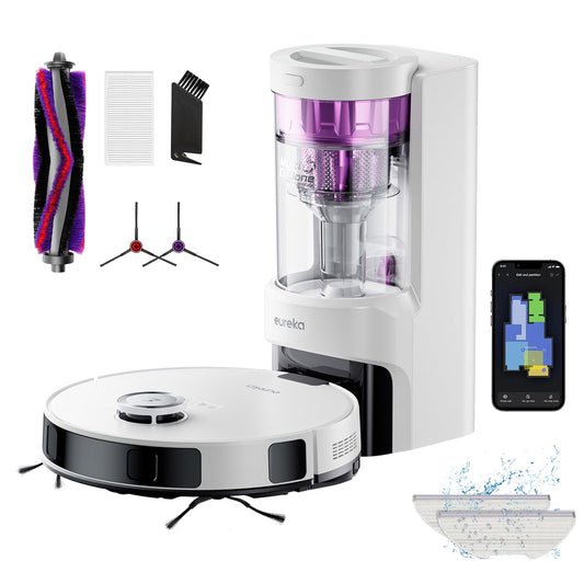 EUREKA E10s DE Saug- & Wischroboter, 4000Pa, LiDAR, Auto-Teppicherkennung