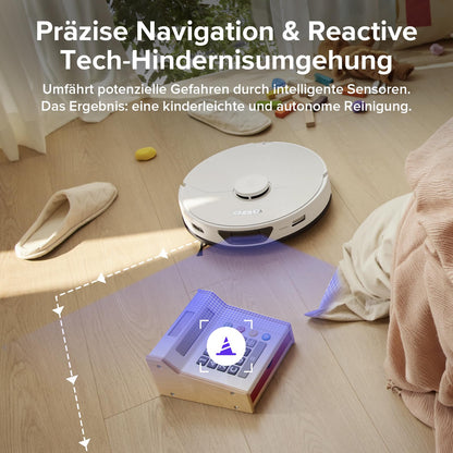 Roborock S7 Max Ultra Saug- & Wischroboter 5500 Pa Auto-Station, App/Sprachsteuerung