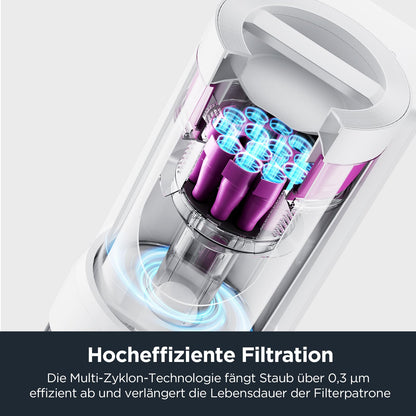 EUREKA E10s DE Saug- & Wischroboter, 4000Pa, LiDAR, Auto-Teppicherkennung