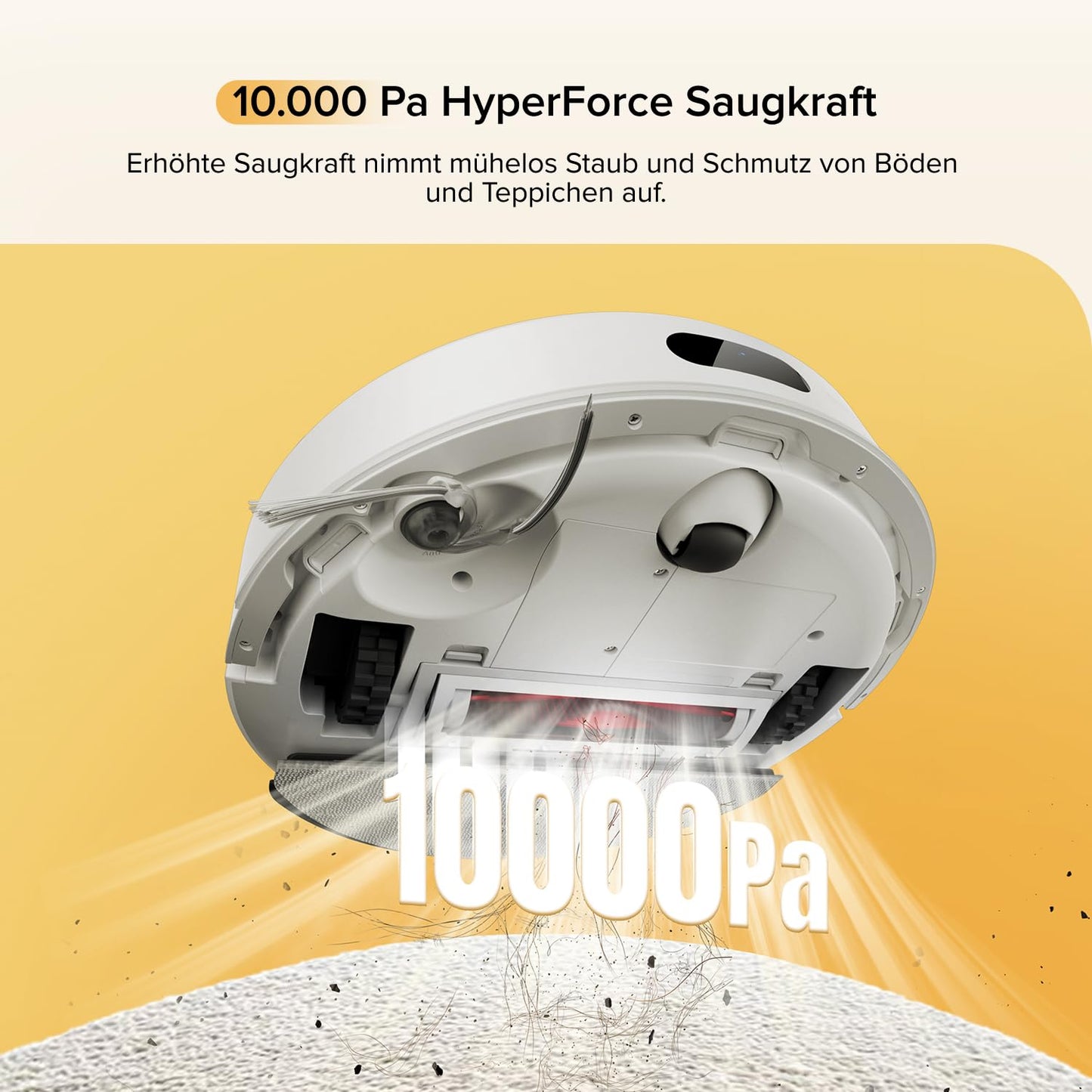 Roborock Q7 M5 Saug- & Wischroboter 10.000 Pa LiDAR, Anti-Tangle, App Weiß
