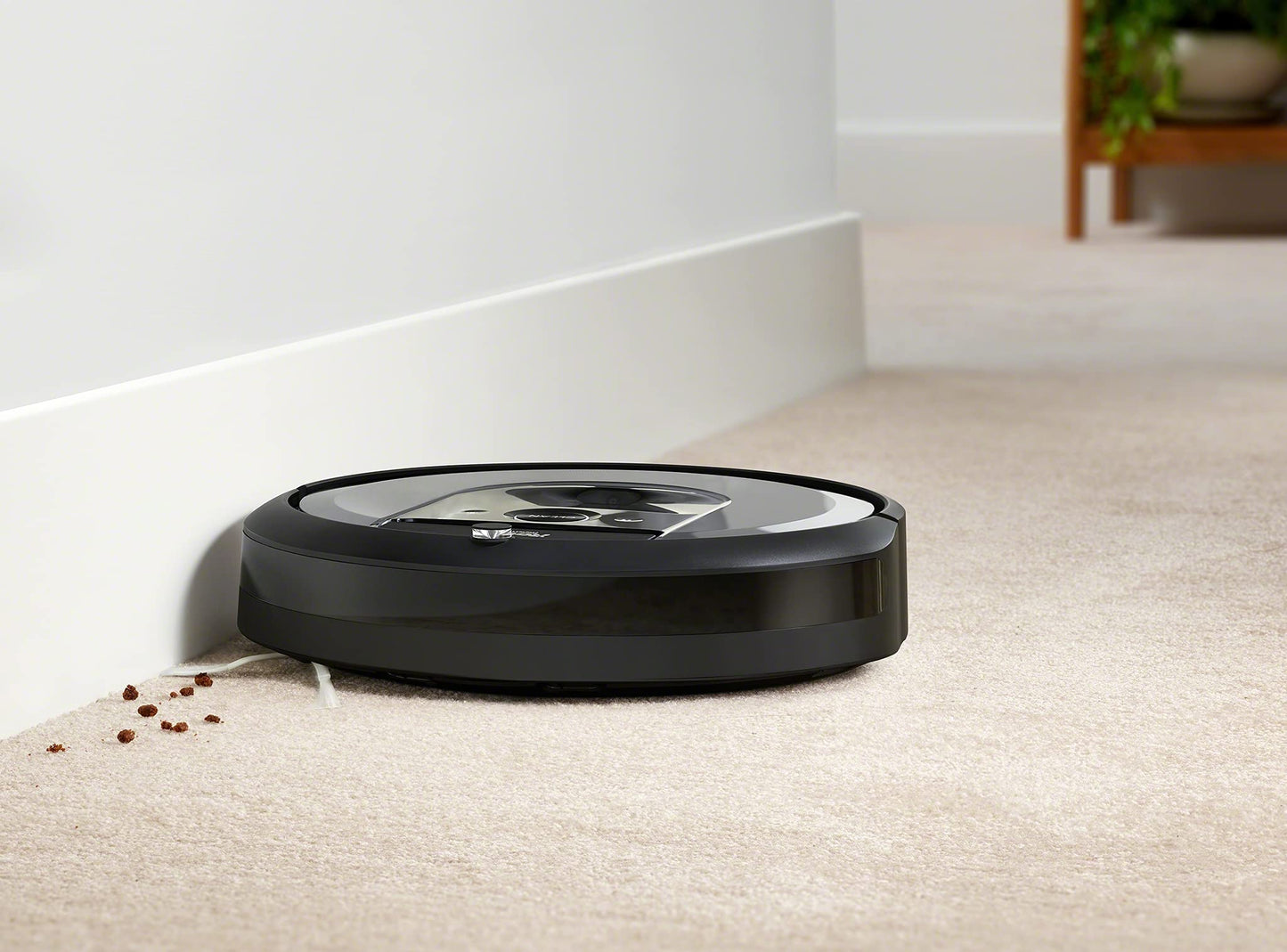 iRobot Roomba i7 (i7156) Saugroboter, App-steuerbar, 2 Gummibürsten