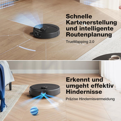 ECOVACS DEEBOT N30 PRO Omni Saugroboter mit Wischfunktion, 10000Pa