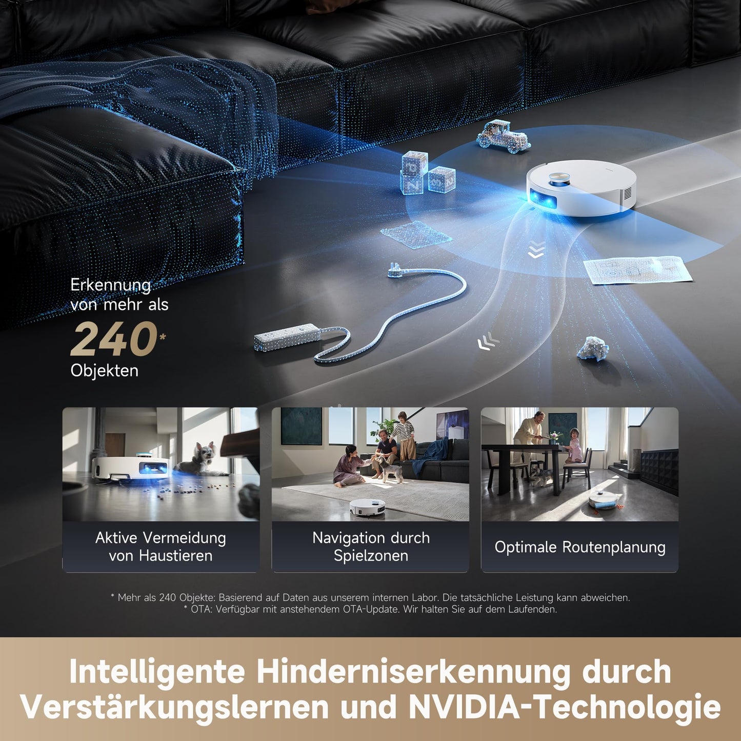 Dreame Aqua10 Ultra Saugroboter, 30000Pa, Wischfunktion, Selbstreinigung