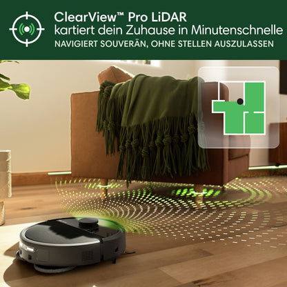 iRobot Roomba 505 Plus Combo Saug- & Wischroboter 7000 Pa LiDAR, AutoWash Dock