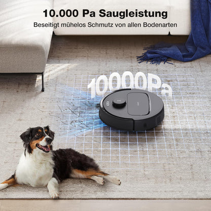 ECOVACS DEEBOT N30 PRO Omni Saugroboter mit Wischfunktion, 10000Pa