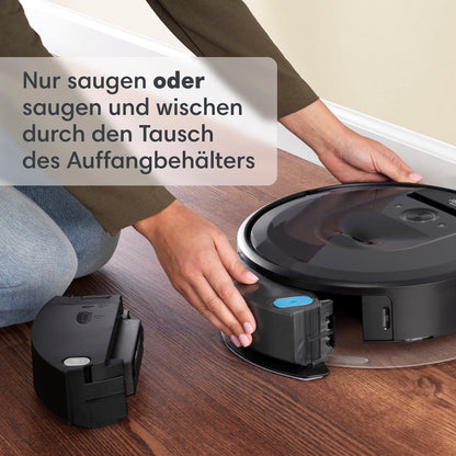 iRobot Roomba Combo i8+ Saug- & Wischroboter, 2 Behälter, App & WLAN